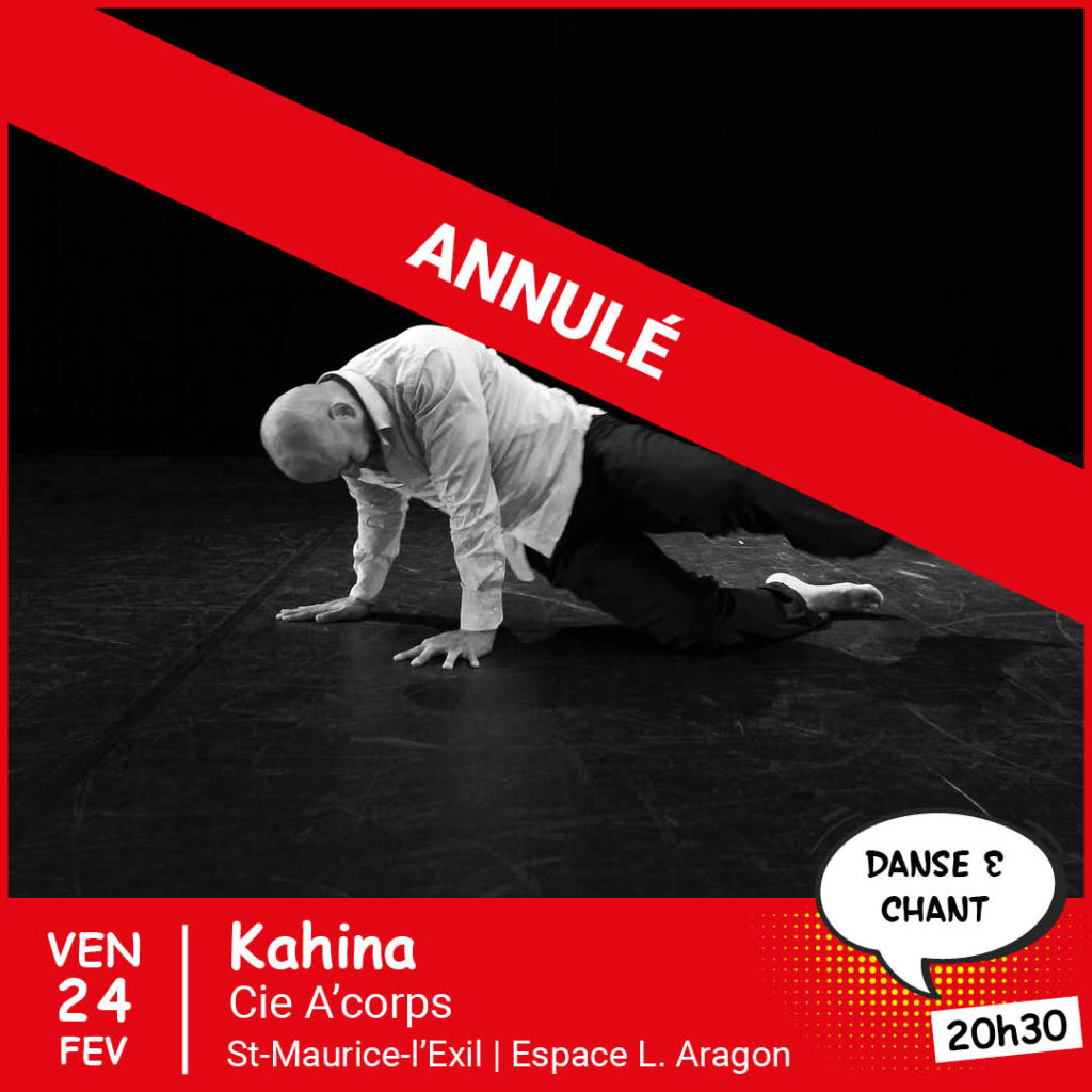 Annulation du spectacle Kahina